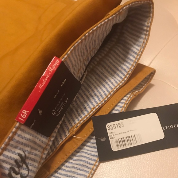 NEW Tommy Hilfiger Harvest Gold Modern Skinny Stretch Jeans Size 16 - Picture 6 of 7